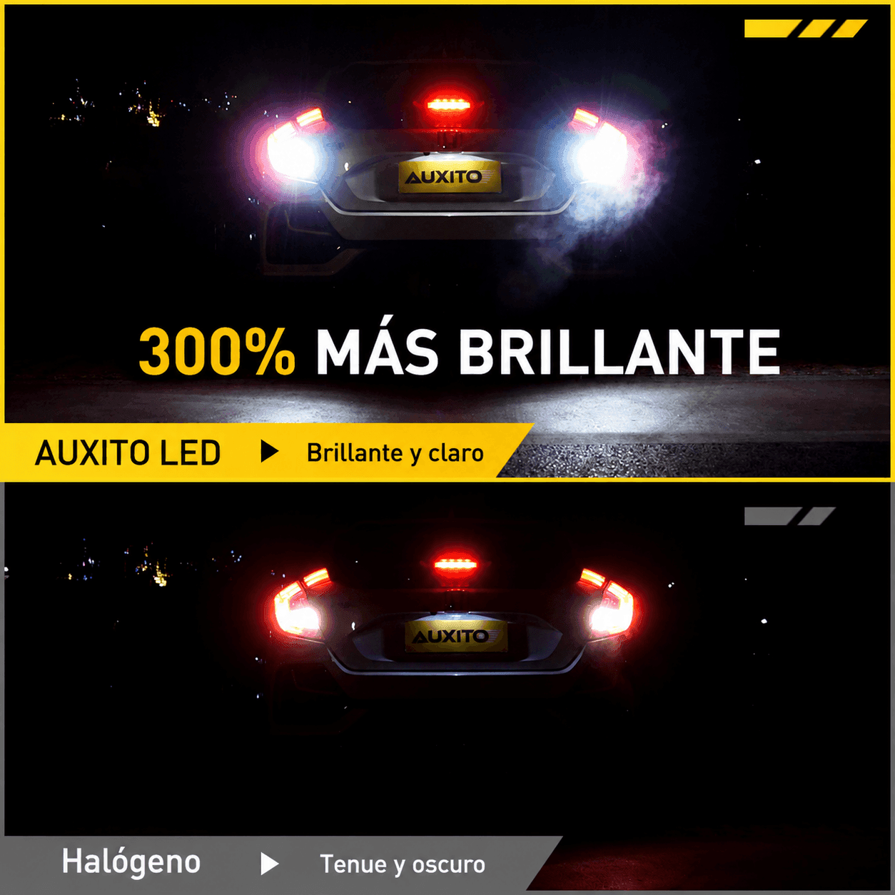 Bombillo LED AUXITO 1157 Doble Filamento P21/5W BAY15D 6500K Blanco (2 Unidades) - GX-1157-5 - Imagen 7