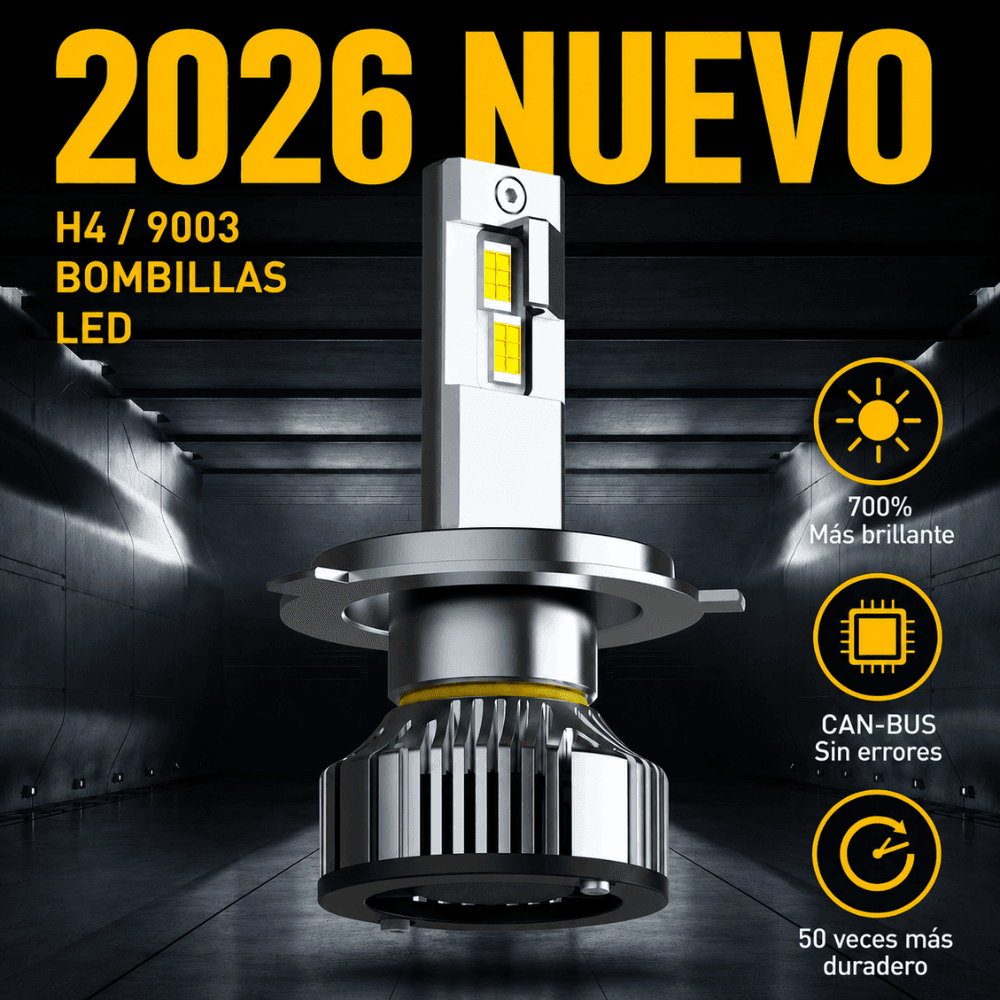 Bombillos LED AUXITO Serie Y19 H4/9003 (HB2) 6500K Blanco Frío 30,000 LM - Imagen 2