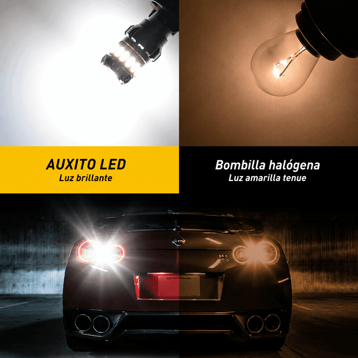 Bombillas LED AUXITO 1157 doble filamento (BAY15D) 6500K Canbus 1200LM - (2 Unidades) -GX-1157-4 - Imagen 7